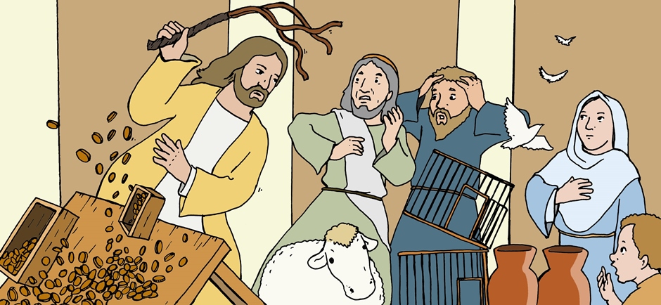 耶稣驱逐圣殿中的商贩